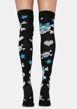 The Grave Girls About Me Thigh High Socks -Outlet Tights Store 0Pi36azRarmgCx6YeNlCHMO8DxWCyPff 24