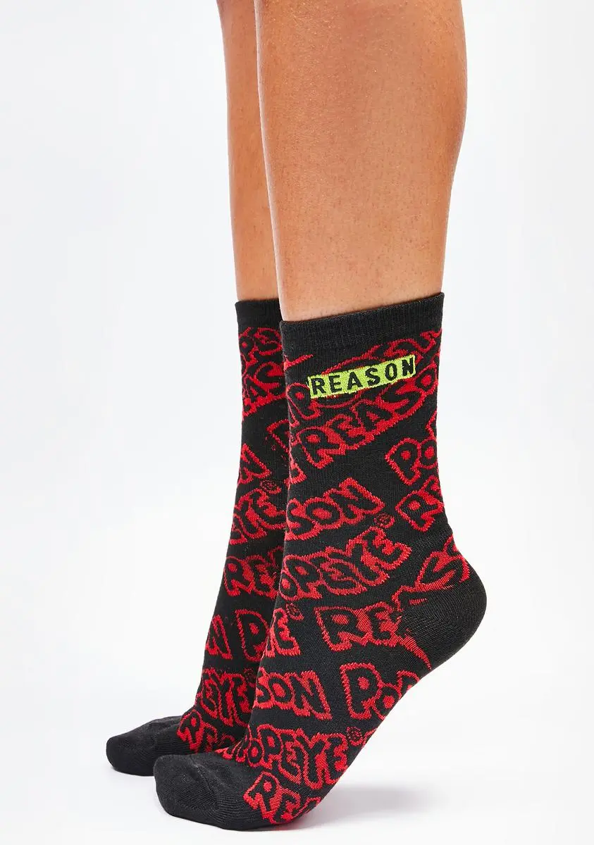 Reason Popeye Socks 3 Reason Popeye Socks