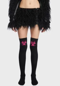 Widow Cyber Apocalypse Thigh High Socks