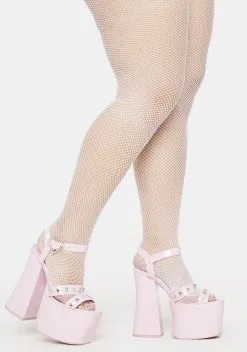 X_Leg Avenue Plus My Worth Fishnet Tights