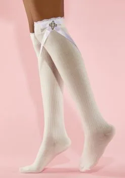 X_CIEL Chill Flawless Flirt Thigh High Socks
