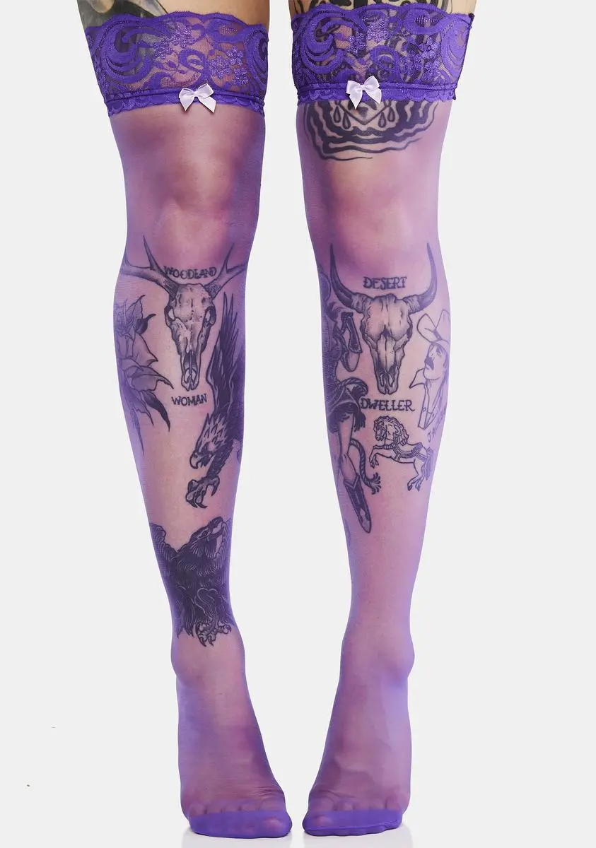 X_CIEL Genuine Vibes Thigh Highs 3 X_CIEL Genuine Vibes Thigh Highs