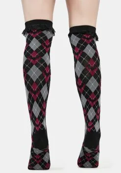 The Grave Girls Bat To School Knee-High Socks -Outlet Tights Store 85w6QdGcZfPrcyAItZIdNaB3dzVHxHDg 24