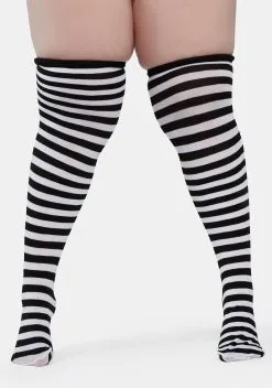 X_Leg Avenue Plus Aiming For Cute Striped Thigh Highs -Outlet Tights Store AGWR3j0EHvMZJ1LiDk0fnKhcXduNbxoS 24