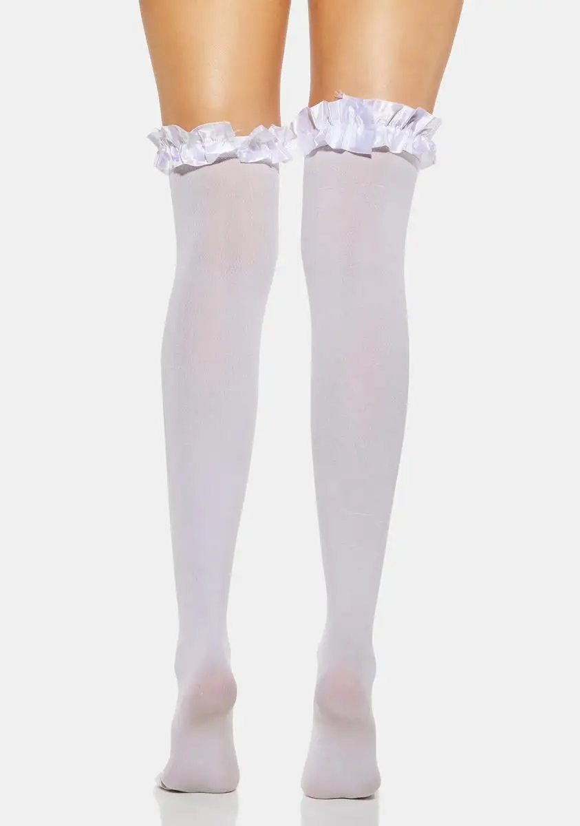 X_Music Legs Extra Fine Thigh High Socks 4 X_Music Legs Extra Fine Thigh High Socks - Image 3