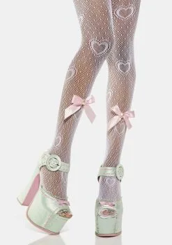 X_PTLHZ Familiar Feeling Fishnet Tights