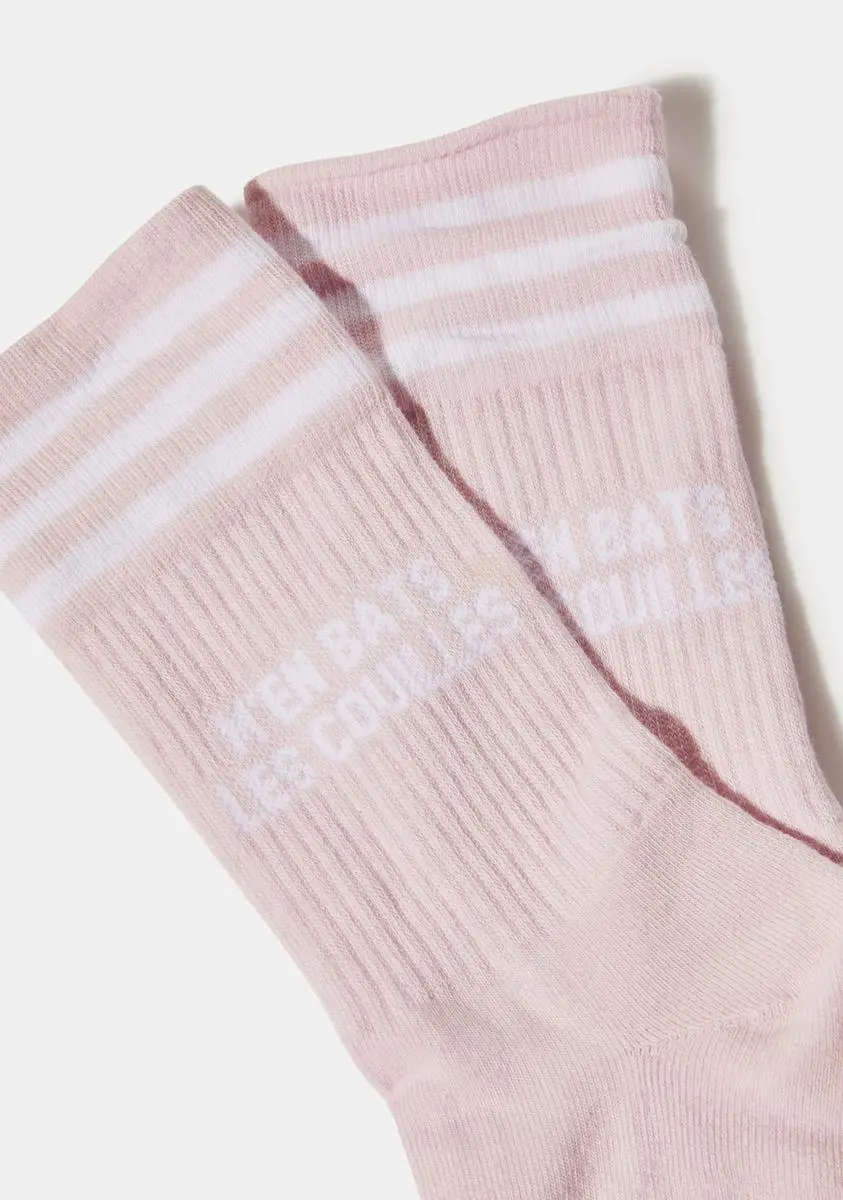 Mother Socker M'en Bats Les Couilles Crew Socks 4 Mother Socker M'en Bats Les Couilles Crew Socks - Image 2