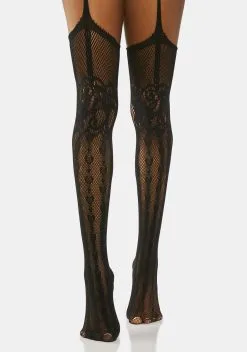 X_PTLHZ Enchanted Evenings Fishnet Tights