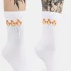 X_Ana Accessories Twin Flame Crew Socks -Outlet Tights Store HOySHYSUb5xjF67woJI7ESSEuohPzu74 24