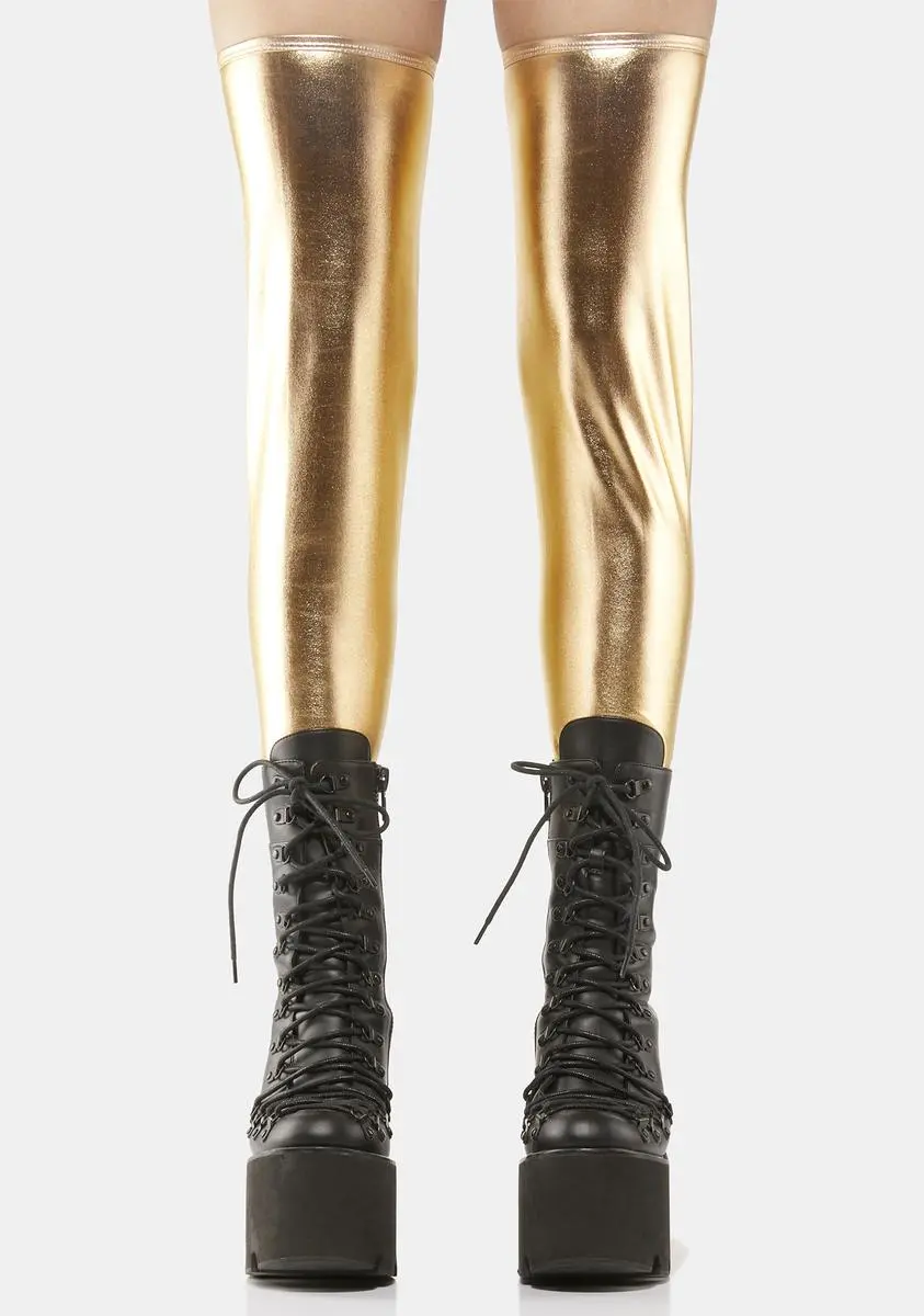 X_Leg Avenue Make Me Wet Thigh-High Stockings 4 X_Leg Avenue Make Me Wet Thigh-High Stockings - Image 2