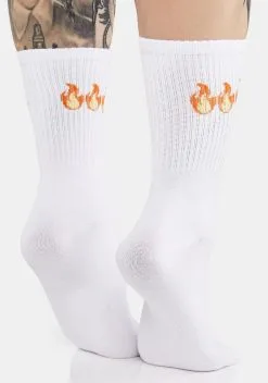 X_Ana Accessories Twin Flame Crew Socks -Outlet Tights Store MCkor69ua2wpWUL4GewgQqcqWQAcu3j5 24