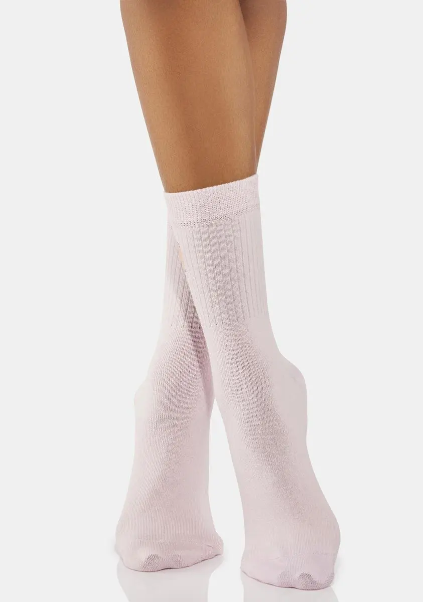 Skinnydip Embroidered Peachy Socks 4 Skinnydip Embroidered Peachy Socks - Image 2