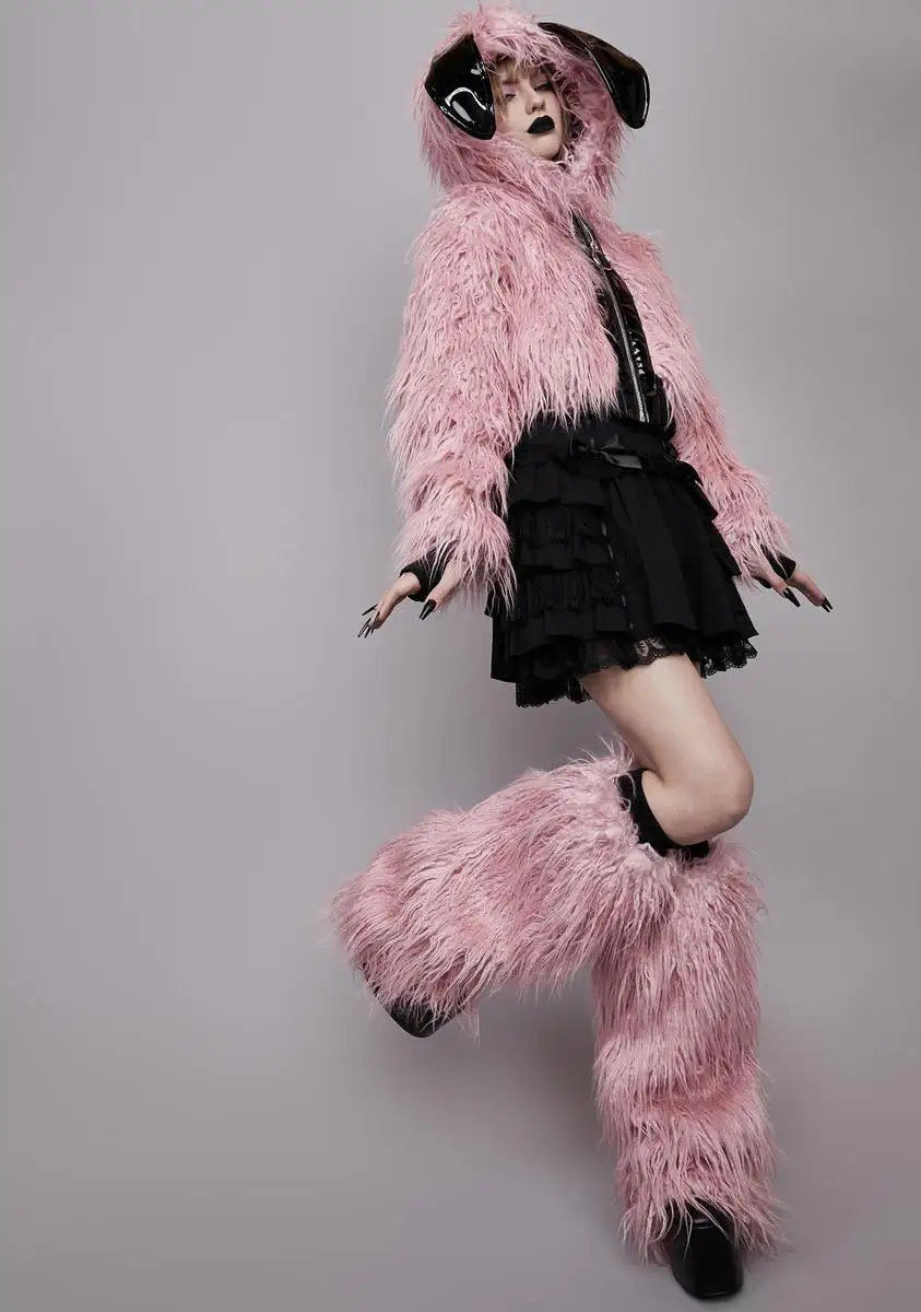 Widow Nocturnal Critter Faux Fur Leg Warmers 5 Widow Nocturnal Critter Faux Fur Leg Warmers - Image 3