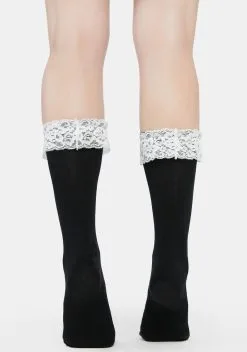 The Grave Girls Creature Of The Night Crew Socks -Outlet Tights Store R0F1ab1CFVf24AqhUlXlUCx4Vu5ZeHgw 24