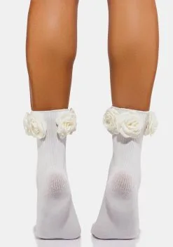 X_PTLHZ Cream Among The Flowers Crew Socks -Outlet Tights Store R4W1xcLA0RguAPBmuPqI3R4Hv5d2mcno 24