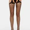 X_Music Legs What We Want Suspender Tights