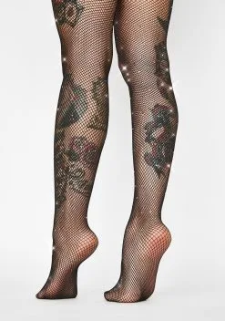 MeMoi Rhinestone Mini Fishnet Tights -Outlet Tights Store TtiFRhBdb322Oyw6LSr7vqkJQKTMNWkS 24