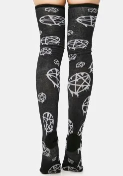 X_CIEL Darkest Point Thigh High Socks -Outlet Tights Store X770Ci1i7neN2uCoisJRk0vTjnytNJa1 24