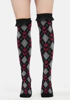 Outlet Tights Store 15 The Grave Girls Bat To School Knee-High Socks