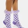 X_PTLHZ Purple Check Me Out Crew Socks -Outlet Tights Store XSeiEuUm0WSOqS5xCIa3UG4Vb6j7Iliw 24