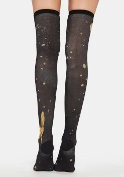 X_CIEL Moth Of Moonlight Thigh High Socks -Outlet Tights Store YHCXzId6pCYENgW8ZtQghmG08L1nYn9S 24