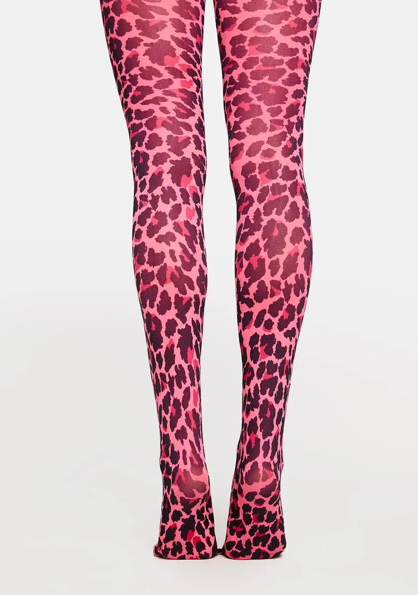 X_Leg Avenue Endless Cool Leopard Tights 5 X_Leg Avenue Endless Cool Leopard Tights - Image 3