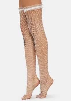 X_PTLHZ Creepy Crawly Fishnet Thigh Highs -Outlet Tights Store av2rblNaw5spwqxAocTzksQm4YdNWxf4 24