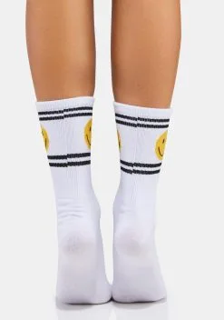 MeMoi Smiley Face Crew Socks -Outlet Tights Store b3UlWwDc8BqV0YoofpIt5v4g21Nlcab3 24