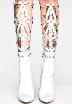 X_Leg Avenue Galactic Guardian Caged Leg Wraps