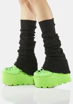 X_Music Legs Wicked Just For You Knit Leg Warmers