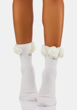 X_PTLHZ Cream Among The Flowers Crew Socks -Outlet Tights Store bkY7BEvBwoT6JmJ4FRRyzPep2fDpryAP 24