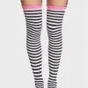 Too Fast Striped Thigh High Spiked Garter Socks -Outlet Tights Store cvw6B7nIiSd2Skq8lF5zL7eKF2LmuUds 24