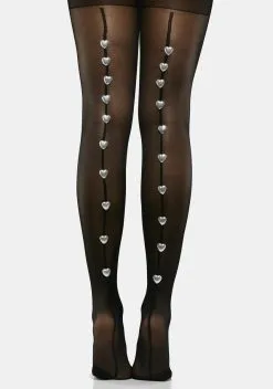 X_PTLHZ Bare Your Soul Sheer Tights
