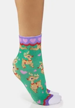 IRREGULAR CHOICE Rad Reindeer Socks