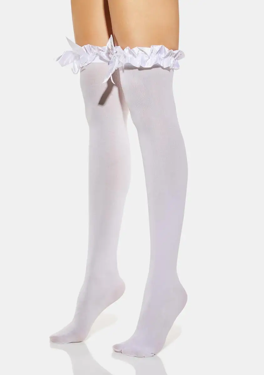 X_Music Legs Extra Fine Thigh High Socks 3 X_Music Legs Extra Fine Thigh High Socks - Image 2