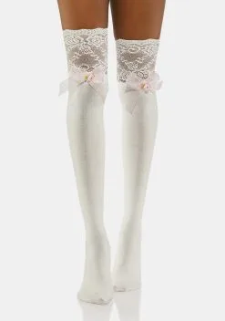 X_PTLHZ Whisper Sweet Things Thigh High Stockings