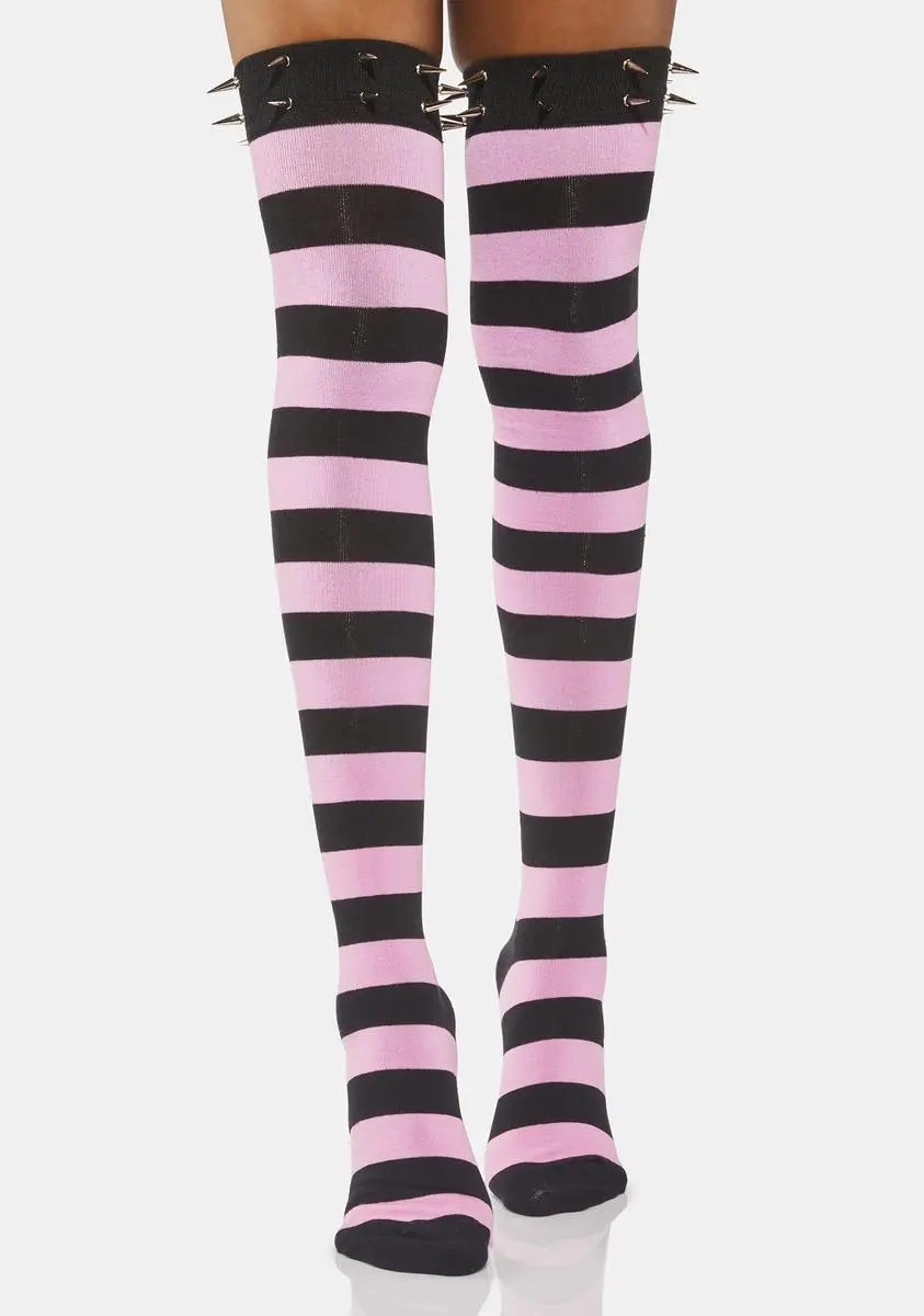 X_CIEL Shocking Thrill Thigh High Socks 7 X_CIEL Shocking Thrill Thigh High Socks - Image 5