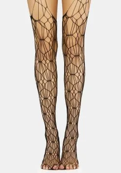 X_PTLHZ Fortune And Favors Fishnet Tights
