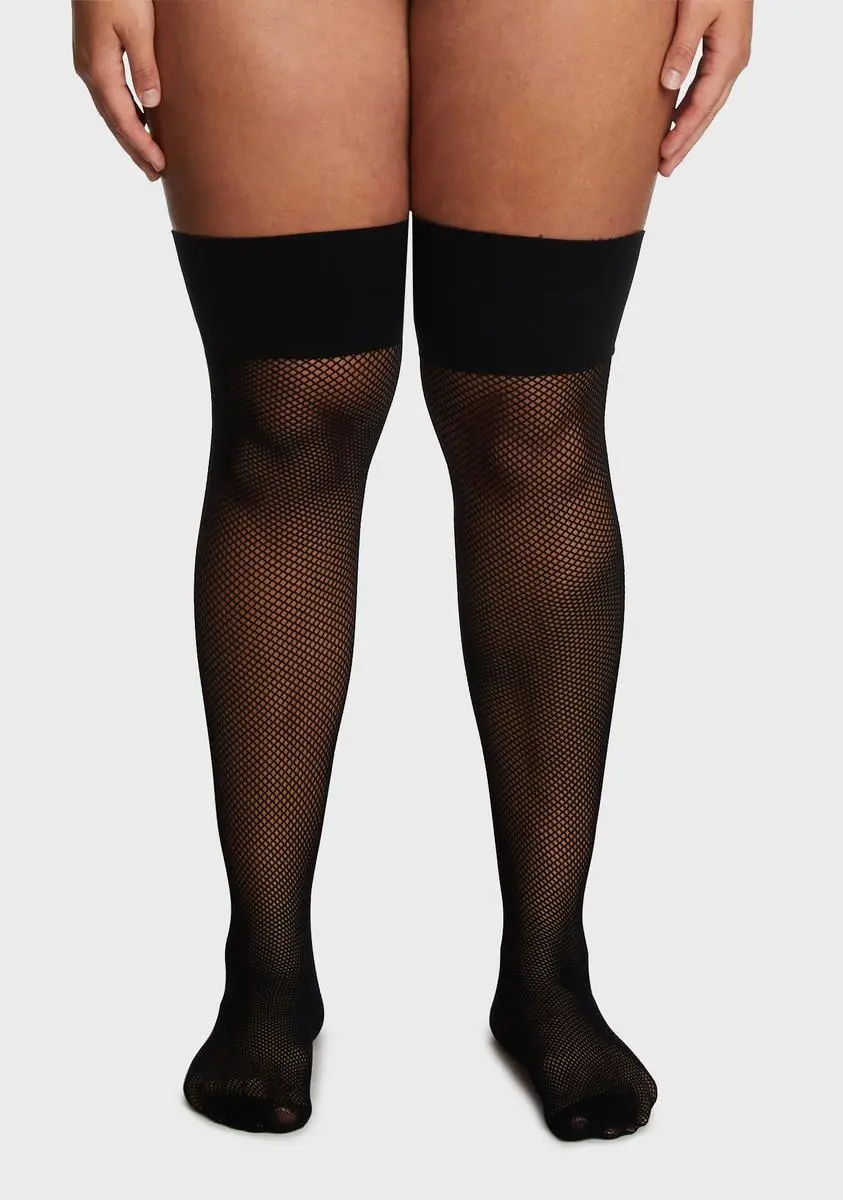 X_Leg Avenue Plus Scream My Name Fishnet Thigh Highs 3 X_Leg Avenue Plus Scream My Name Fishnet Thigh Highs