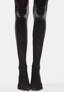 MeMoi Liquid Metal Opaque Tights