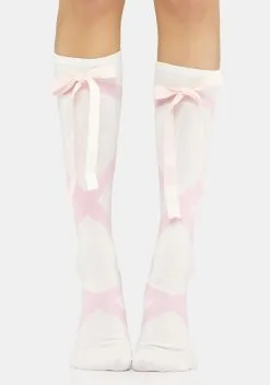 X_PTLHZ Barre None Knee-High Socks