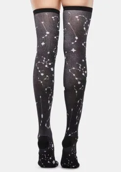 X_CIEL Lunar Star Sign Thigh High Socks -Outlet Tights Store jbB2b92huGWBrMoYe3EHihRttmDVtAQv 24