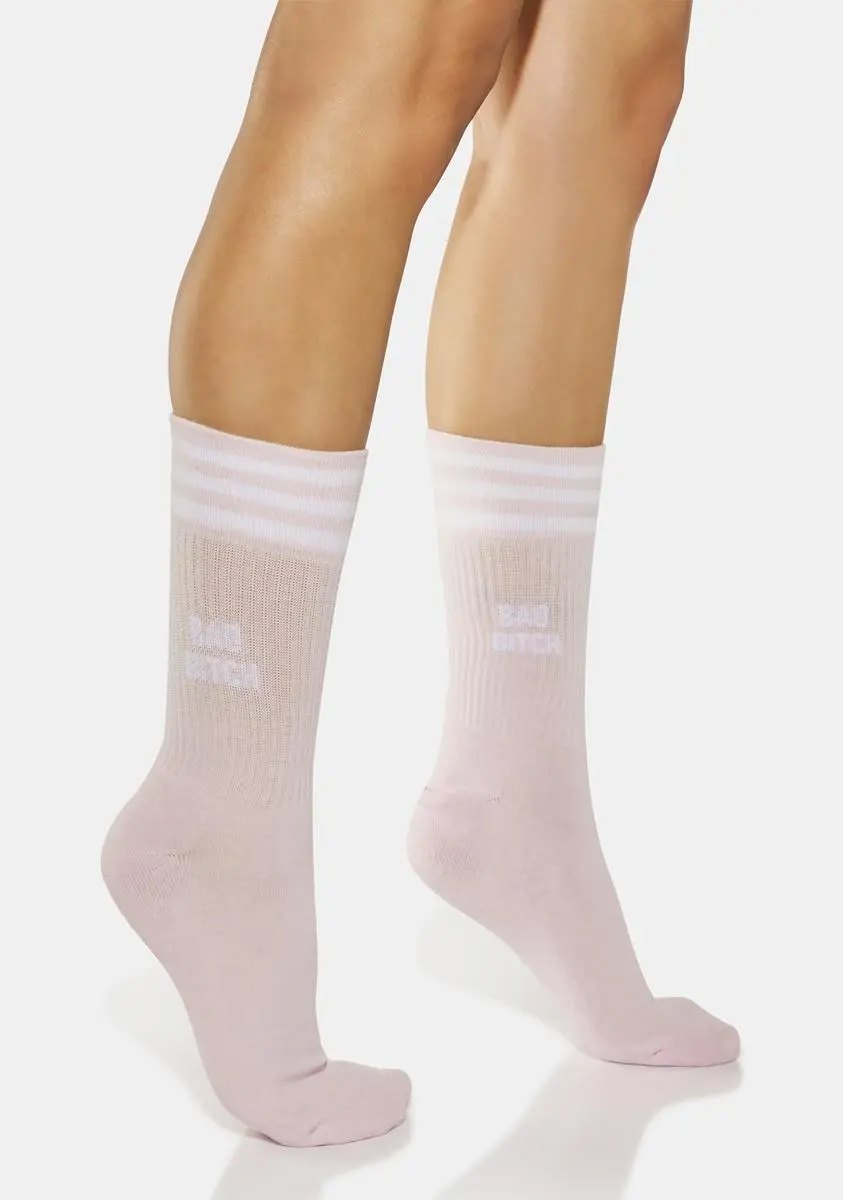 Mother Socker Bad Bitch Crew Socks 3 Mother Socker Bad Bitch Crew Socks