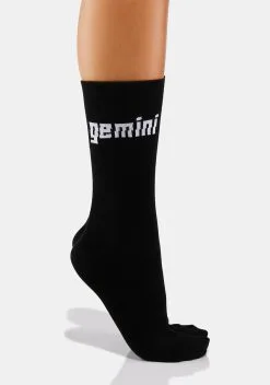 X_CIEL Genius Gemini Crew Socks