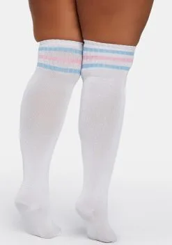 X_Leg Avenue Plus Powder Rack 'Em Up Athletic Thigh Highs -Outlet Tights Store lZNtUiknyLeYBbtpNqxwg4kUACR0Lp7e 24