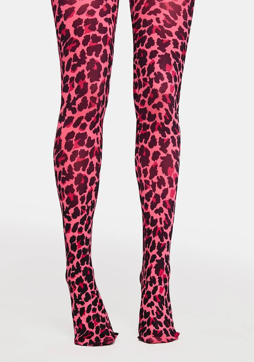 X_Leg Avenue Endless Cool Leopard Tights 4 X_Leg Avenue Endless Cool Leopard Tights - Image 2