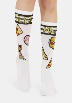 Dolls Kill X Hanna Barbera Scooby Snacks Crew Socks