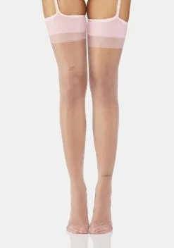 X_PTLHZ Sweet Lovemaker Garter Tights