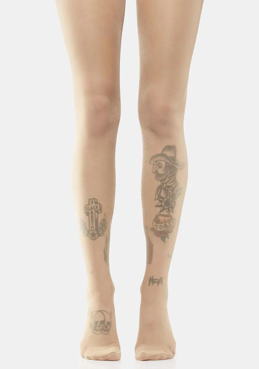 X_Leg Avenue Westward Forager Fringe Tights 5 X_Leg Avenue Westward Forager Fringe Tights - Image 3