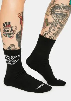 RIPNDIP Fucking Fuck Crew Socks